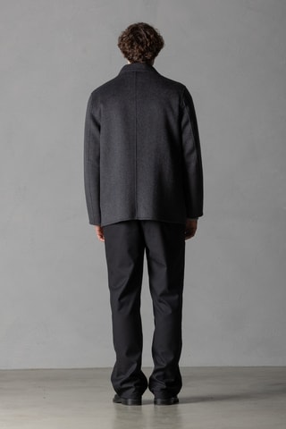 Surchemise en laine - Gris foncé