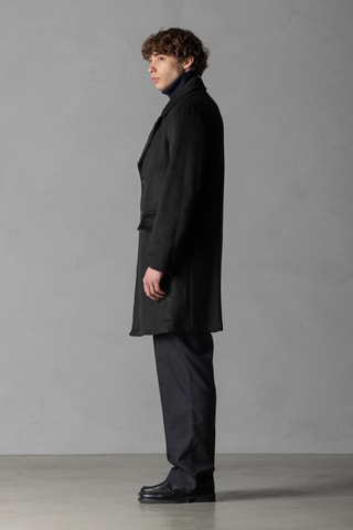 Manteau en laine - Noir