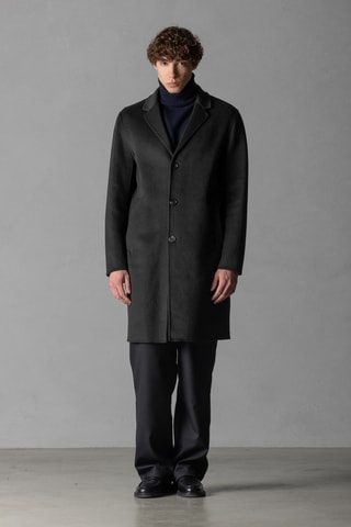 Manteau en laine - Gris foncé