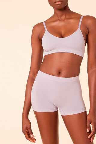 Hipster Hoge Taille Amande Lichtpaars