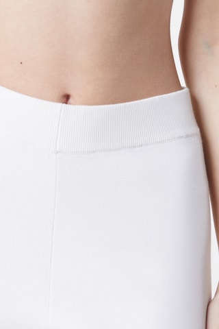 Broek Hoge Taille Wide Legs Alia Ecru