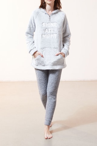 Joggingbroek Hoge Taille Ella Grijs