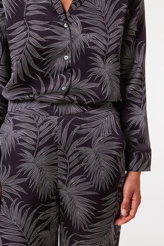 Broek Hoge Taille Wide Legs Nailea Zwart