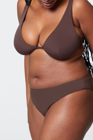 Bikinibroekje Essentielle Chocoladebruin - Etam