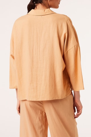 Linnen Blouse - Mosterdgeel