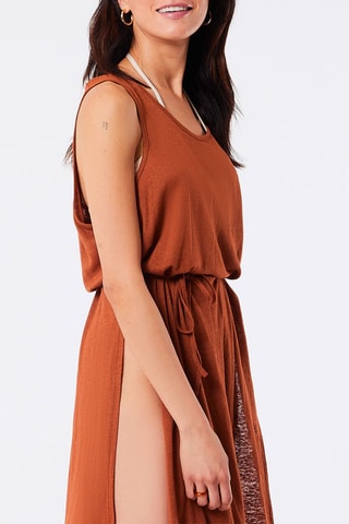 Linnen Midi-jurk Tina Bruin
