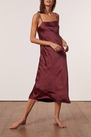 Slipdress - Steenrood
