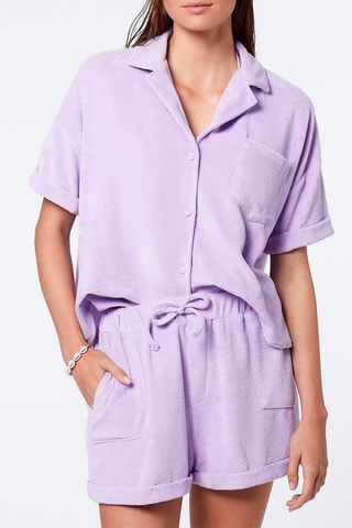 Velours Blouse Lilou Paars