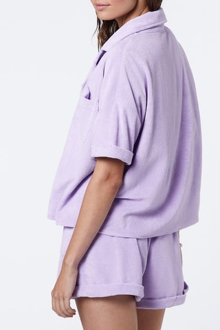 Velours Blouse Lilou Paars