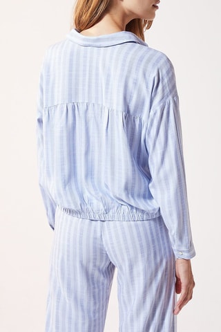 Blouse Manae Gemêleerd Lichtblauw