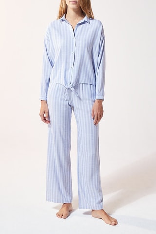 Blouse Manae Gemêleerd Lichtblauw