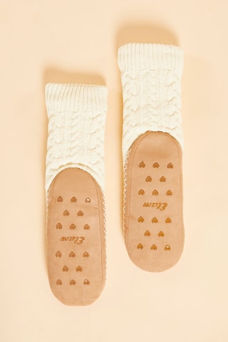 Antislipsokken Nolia Ecru