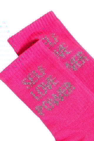 Sokken Cho Message Frambozenrood