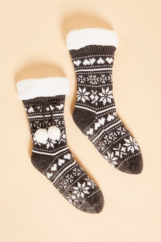 Antislipsokken Noryn Lichtgrijs