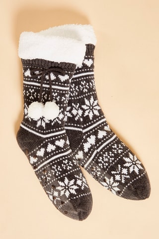 Antislipsokken Noryn Lichtgrijs