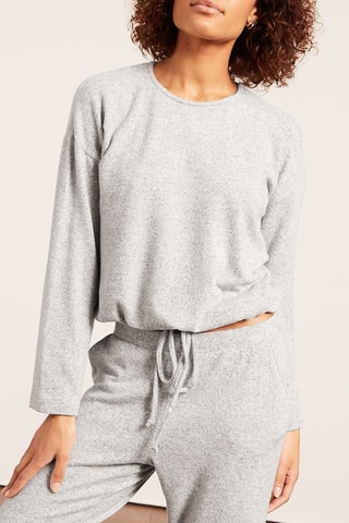 T-shirt - Gemêleerd Lichtgrijs