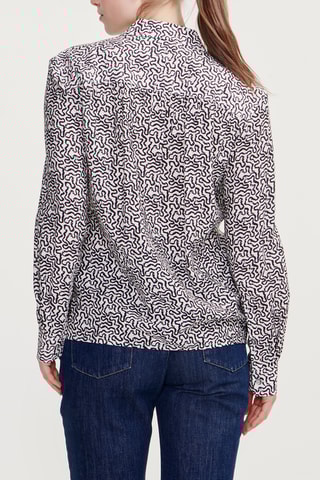 Chemisier - Ecru et noir