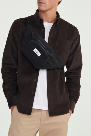 Surchemise regular en velours - Marron