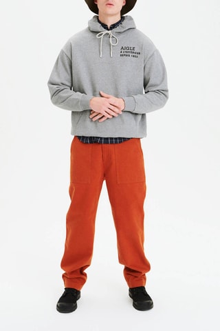 Sweat à capuche Gris chiné