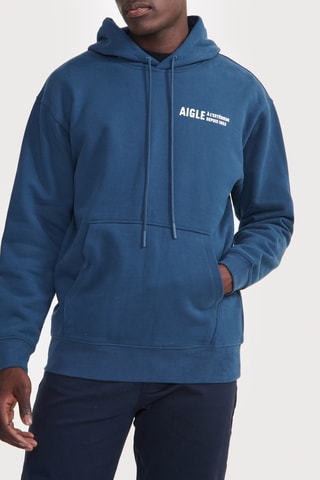 Sweat à capuche - Bleu