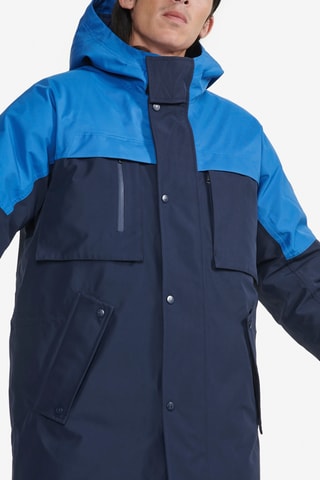 Parka à capuche - Bleu