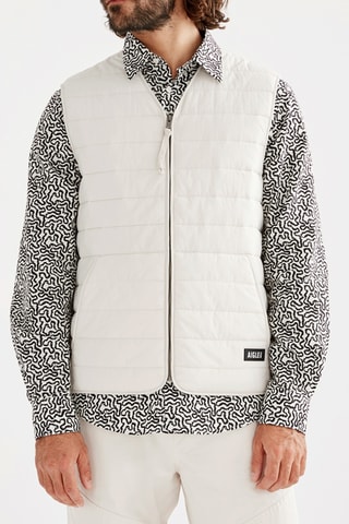 Doudoune sans manches - Ecru