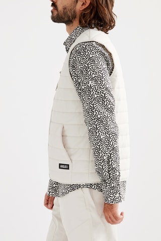 Doudoune sans manches - Ecru