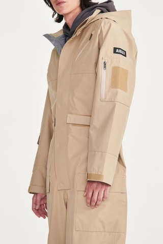 Jumpsuit met Capuchon - Beige 