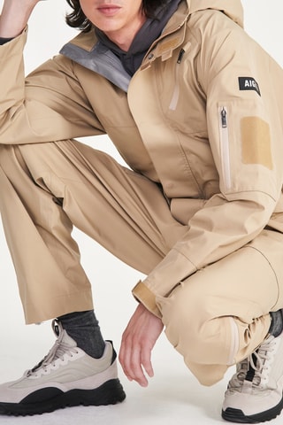 Jumpsuit met Capuchon - Beige 