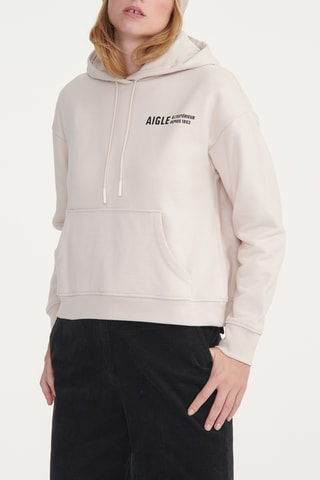 Sweat en coton biolotique - Beige