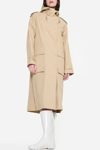 Trench à capuche - Beige