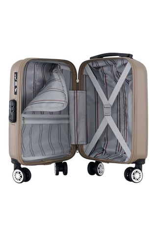 Valise cabine low cost Archie (XS) Beige