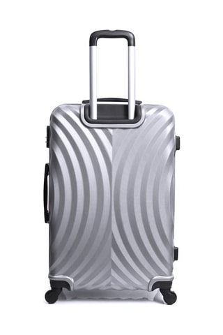 Set de 3 valises Lagos - 55/65/75 cm - Argenté