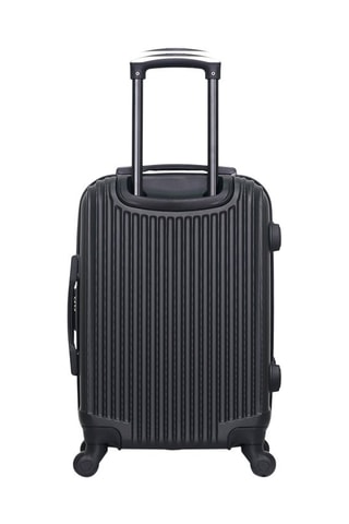 Set de 4 valises Liam-M (XXS/S/M/L)  - 46/55/65/75 cm  - Noir