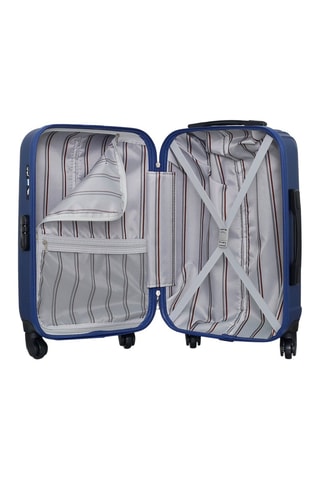 Set de 4 valises Liam-M (XXS/S/M/L)  - 46/55/65/75 cm  - Bleu