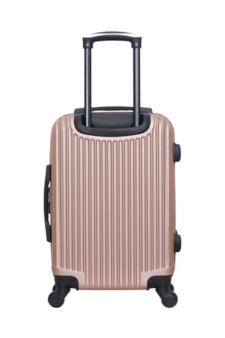 Set de 4 valises Liam-M (XXS/S/M/L) - 46/55/65/75 cm  - Rose et doré