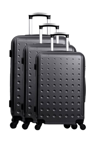 Set de 3 valises Taurus - 50/60/70 cm - Noir