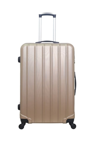 Set de 3 valises Himalaya - 55/65/75 cm - Beige et doré