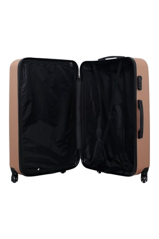 Set de 3 valises et vanity Lanzarote - 55/65/75/23 cm - Doré rose