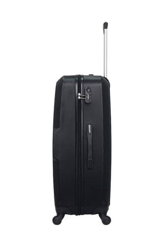 Set de 3 valises et vanity Vesuvio - 55/65/75/23 cm - Noir