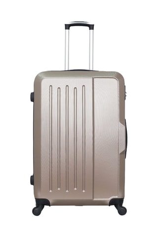 Set de 3 valises et vanity Vesuvio - 55/65/75/23 cm - Beige