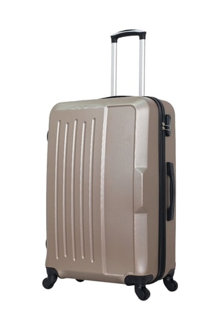 Set de 3 valises et vanity Vesuvio - 55/65/75/23 cm - Beige