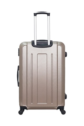 Set de 3 valises et vanity Vesuvio - 55/65/75/23 cm - Beige