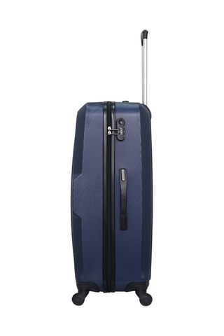 Set de 3 valises et vanity Vesuvio - 55/65/75/23 cm - Bleu marine