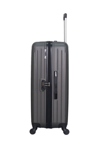 Set de 3 valises Carpates - 55/65/75 cm - Gris foncé