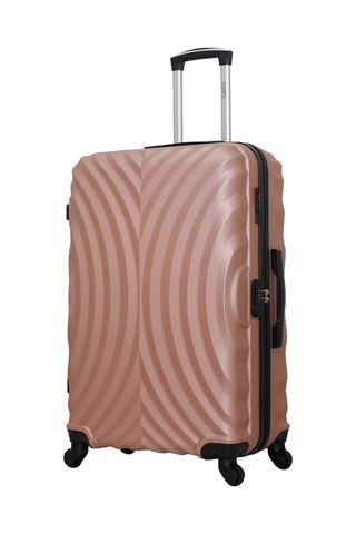 Set de 4 valises Lagos - 46/55/65/75 cm - Doré rose