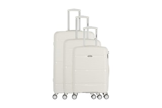 Set de 3 valises Centaure (S/M/L) - Blanc - 55/65/75 cm