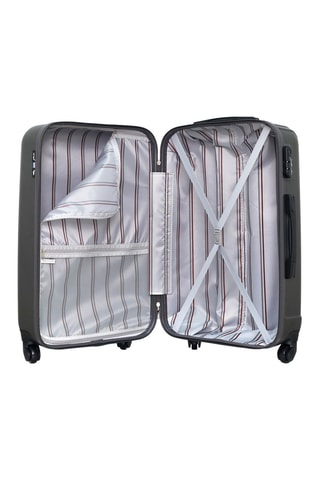 Valise semaine Liam (M) - 65 cm  - Noir et gris