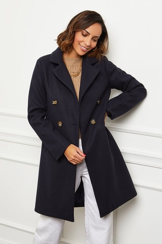 Manteau Bleu marine