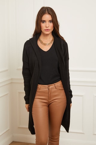 Gilet à capuche Noir